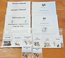 QUAD 34 preamplifier rebuild restoration recap upgrade kit repair capacitor