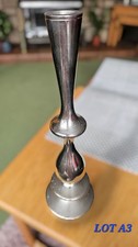 LOT A3 Chrome Silver Plated Modernist Candlestick Holder Retro Mid-Century Style