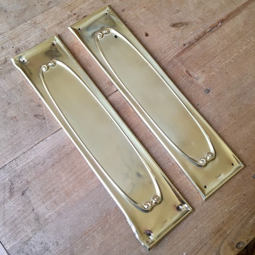 Pair brass antique finger - pair,