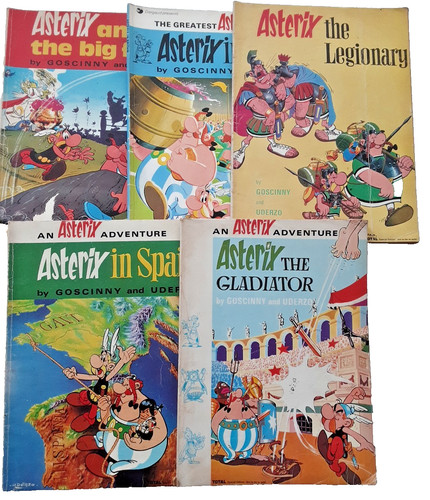Bundle vintage asterix books - 5,