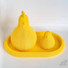 Easter Chicken Decor Set 3D