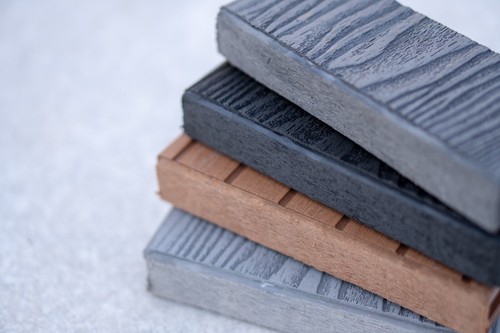 Composite decking end cap - decking,