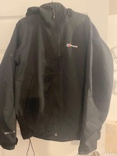 NEW Berghaus Mens hillwalker  Waterproof GoreTex Jacket Hiking L Black RRP £200