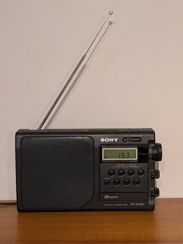 Sony icf m760l portable mw - sony,