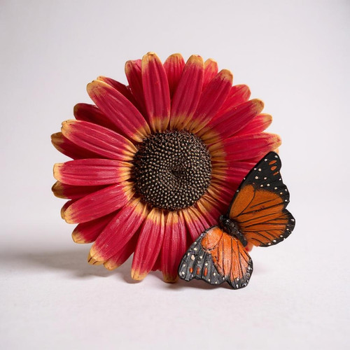 Vivid arts red african - red, daisy