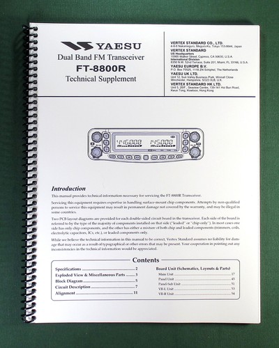 Yaesu 8800r service manual - yaesu,