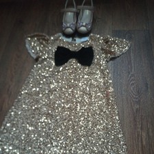 Girl Zara Party Dress Size 5-6 with Shoes Size 11