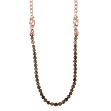 Stephen Webster Pop Superstud Rose Gold Plated Silver and Quartz Beaded Neckl...