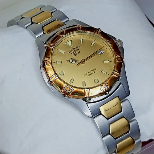Rotary 200m sports date watch - 200m,