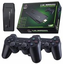 35000+ Retro Video Game Console 4K HD TV Game Stick Ink.2 Wireless Controller UK