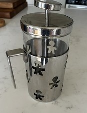 Alessi Girotondo French Press Coffee Maker Cafetiette Stainless Steel
