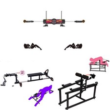 Sex Furniture Chair BDSM Bondage Restraint w/Sex Machine Adjustable F-Machine