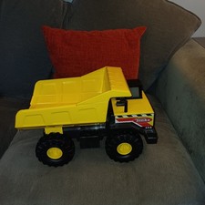 TONKA TIPPER TRUCK 354 YELLOW/BLACK PART METAL VGC 17"X10"X8.5"