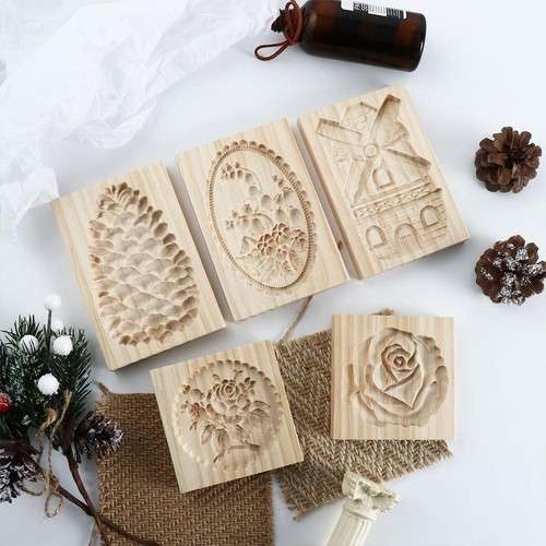 Wooden cookie mold - mold,