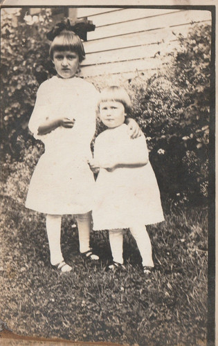Old photo cute children two - photo, children,