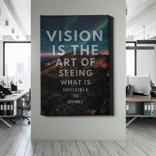 Canvas picture vision quote - picture,