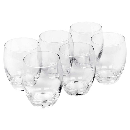 Clear glass drinking tumblers - clear,