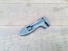 Vintage 4” Cast Steel Girder Wrench Adjustable Wrench