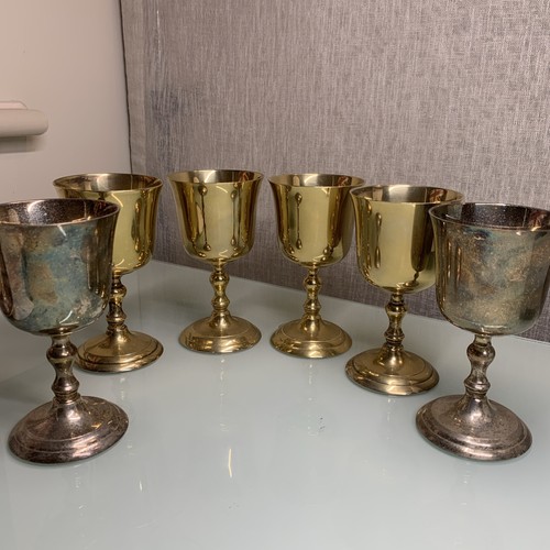 Vintage set silver plated - 6,