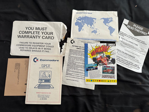 Amiga 500 original warranty