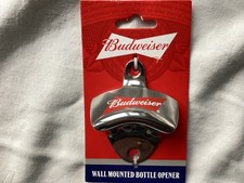 NEW BUDWEISER.  Beer Wall Mounted Bottle Opener