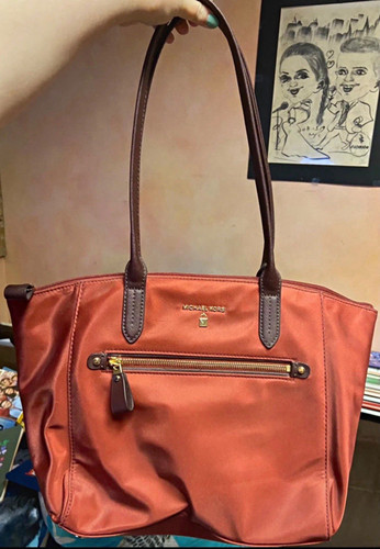 Michael kors red nylon large - nylon,