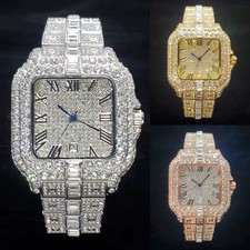 Diamond Square Bezel Watch