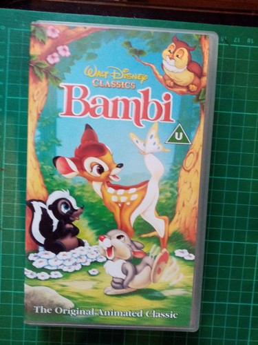 Sealed bambi vhs - sealed,