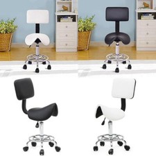 Adjustable Saddle Salon Stool