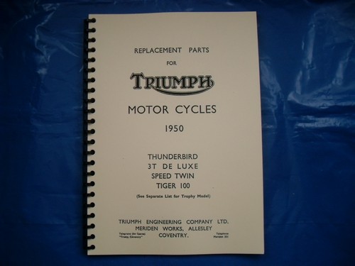 Triumph pre unit - pre-unit, book