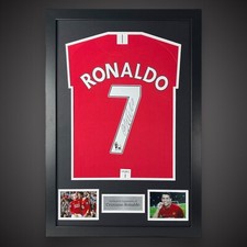 Cristiano Ronaldo Hand Signed