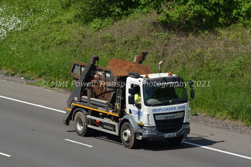 Truck photo 12x8 daf - daf, lf