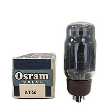 KT66 VINTAGE OSRAM GREY GLASS