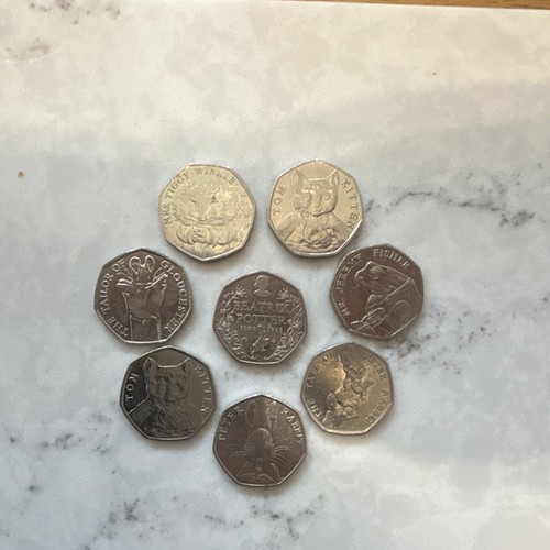 50p coin mixed - uk, job