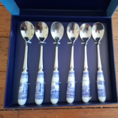 Spode blue italian set - of, 6