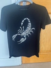 MENS ZARA BLACK T SHIRT SIZE