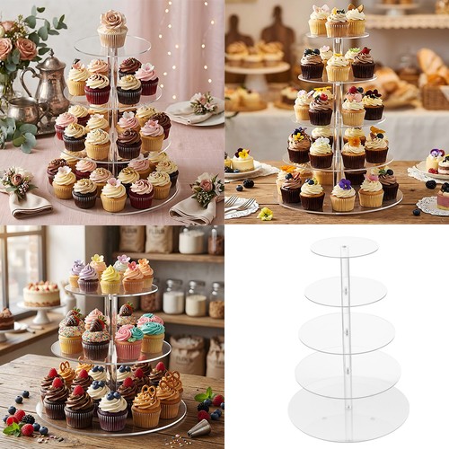 Tier round cupcake stand - 3/4/5,