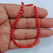 Natural Sea Red Coral Round