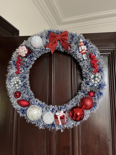 Artificial christmas tinsel - artificial,