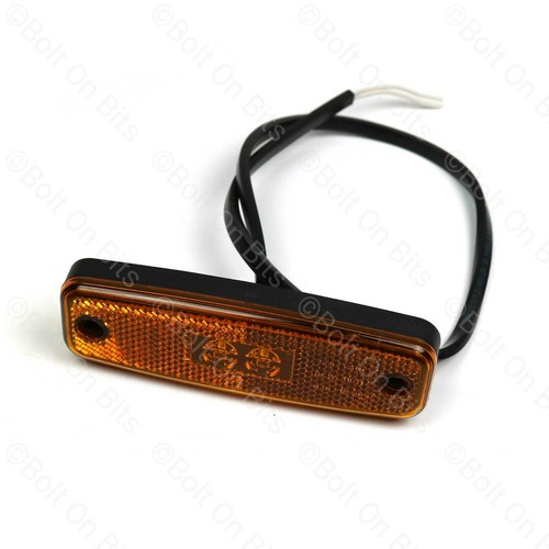 Amber rubbolite led side - amber,