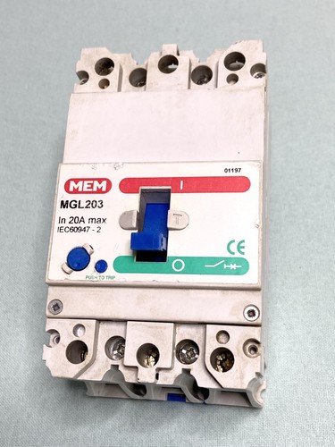 Mem 20a mccb mgl203 amp - mgl203, 20