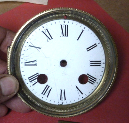 Small antique french clock - small,