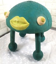 1980s Foot Stool by Sophie Roberty & Christophe Beauséjour for Pylones, France