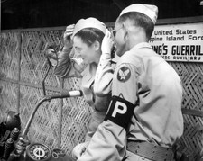 WAAC with Military Police MP
