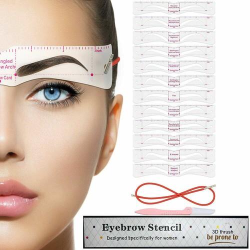 14pcs eyebrow stencils shaper - 14pcs,