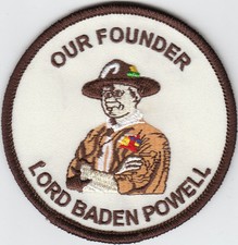 Boy Scout Badge OUR FOUNDER