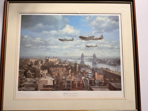 Vintage wwii framed signed - vintage,