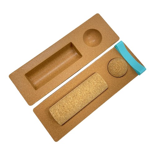 Cork balance board - board, foot