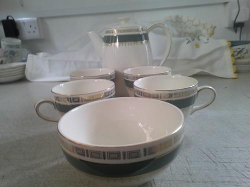 Crown ducal chatsworth teapot - crown,