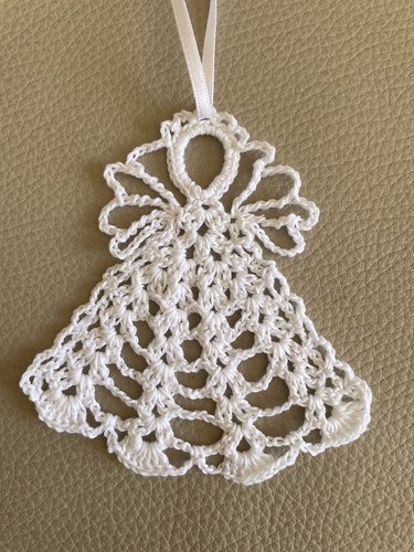 Handmade crocheted angel - crocheted,